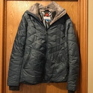 Columbia Omni Heat jacket LARGE like new TEAL